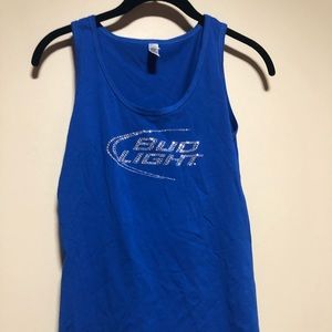 Bud Light bling women’s tank top